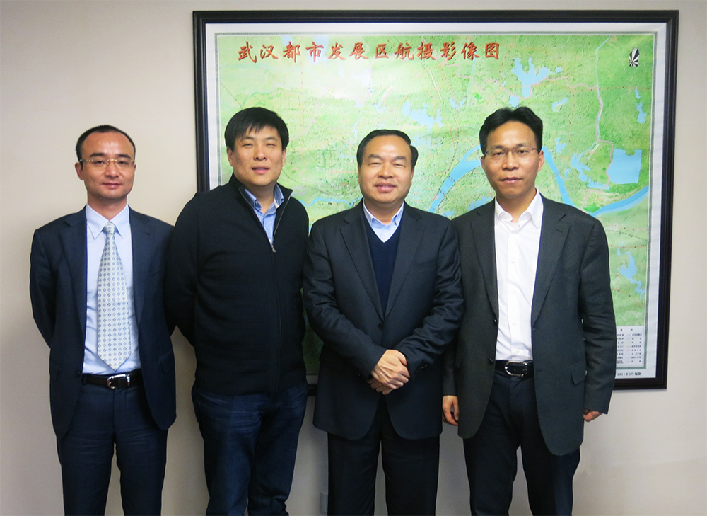 江河创建集团刘载望董事长一行赴汉出资考察 武汉市委副书记、市长唐良智亲切会见